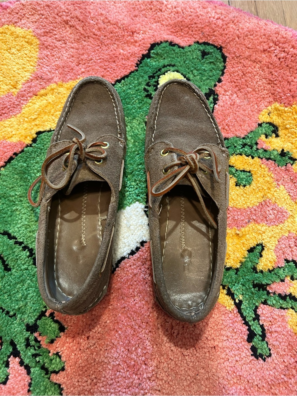Sperry Brown Suede Women's Boat Shoes